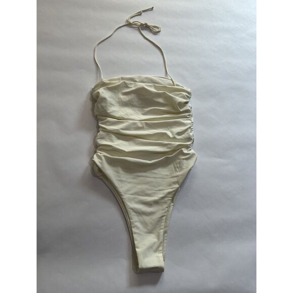 NWT Nyud Swim Palma One Piece Swimsuit in Avorio - Picture 4 of 5